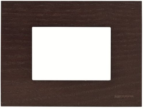 Рамка горизонтальная ABB Niessen Zenit 1-м. 3 мод. N2473 WG дерево натуральное венге картинка